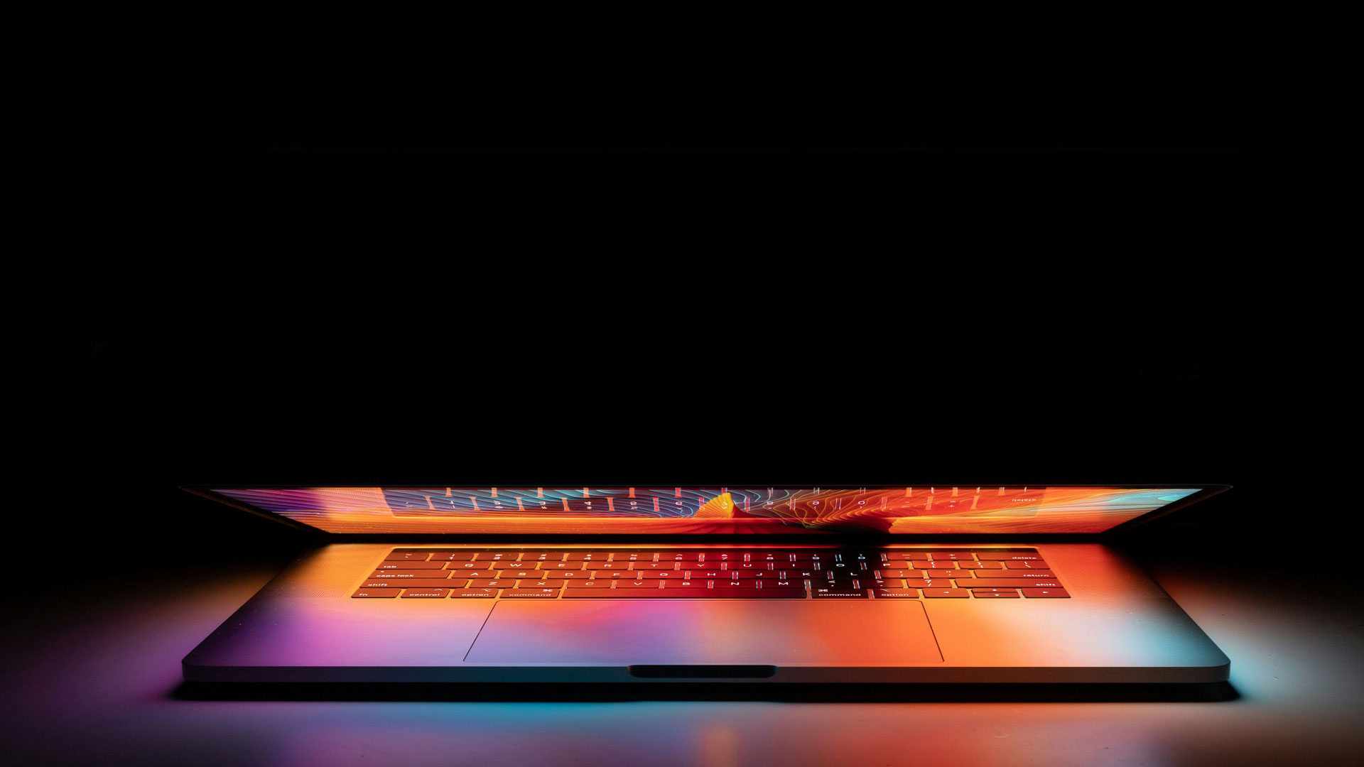 Moodbild eines Laptops